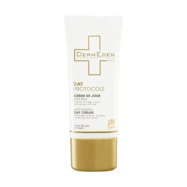 Dermeden CRÈME DE JOUR ANTI-ÂGE DAY PROTOCOLE 50 ml PEAUX SÈCHES SPF50