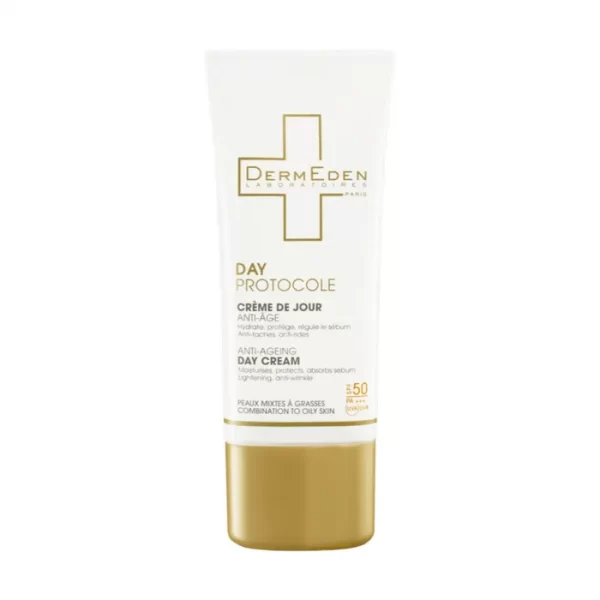 Dermeden CRÈME DE JOUR ANTI-ÂGE DAY PROTOCOLE 50 ml PEAUX MIXTES À GRASSES