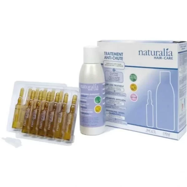 Naturalia Traitement Anti-Chute 12 Ampoulesx5 Ml + Shampooing Energisant 150 Ml