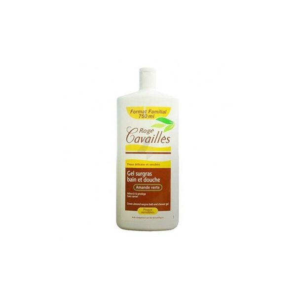 Roger Cavailles Gel Surgras Bain Et Douche - Amande Verte - 750Ml