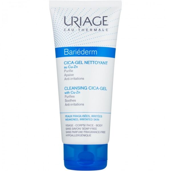 Uriage Bariéderm Cica-Gel Nettoyant Au Cu-Zn 200 Ml