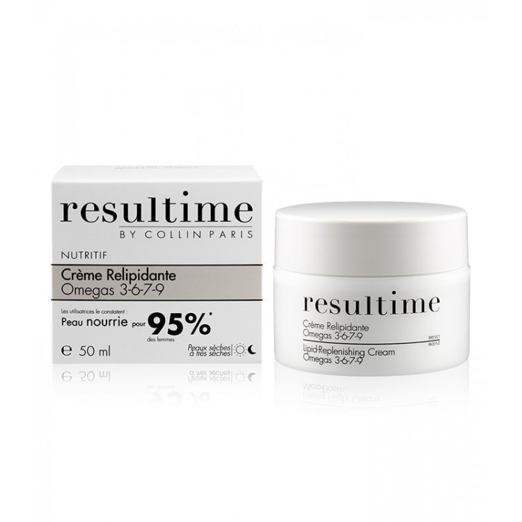 Resultime Crème Relipidante Omégas 3-6-7-9 - Peaux Sèches Et Très Sèches - 50 Ml