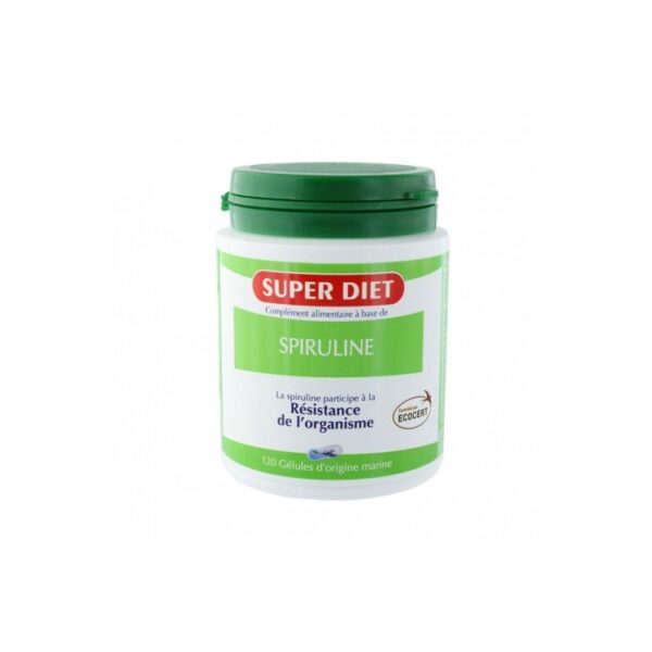 Superdiet Spiruline Bio 120 Gelules