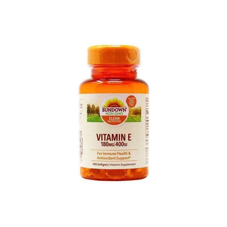 Sundown Naturals Vitamine E - 400 Iu - 100 Softgels