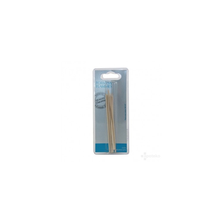 Formes Et Flammes Repousse-Peaux Batonnets Manucure Etui De 6