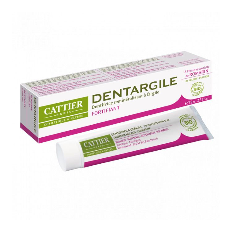 Cattier - Dentargile Dentifrice Romarin Anti Âge Et Fortifiant