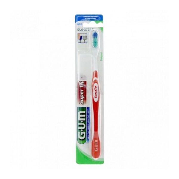 Gum - Brosse À Dents Super Tip Medium Compacte 463
