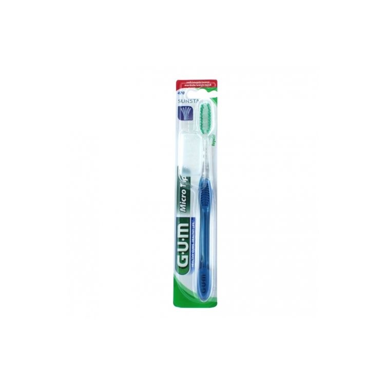 Gum Micro Tip Brosse A Dents 470 Souple Regular