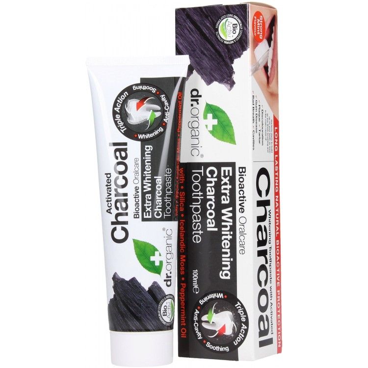 Dr. Organic Dentifrice Au Charbon