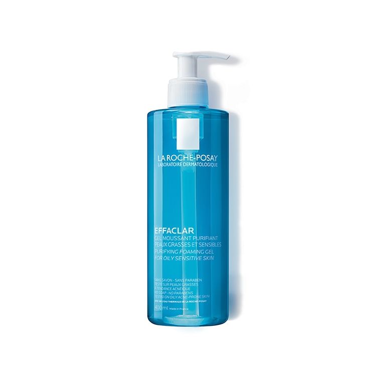 La Roche-Posay Effaclar Gel Moussant Purifiant Peaux Sensibles Grasses (400 Ml)