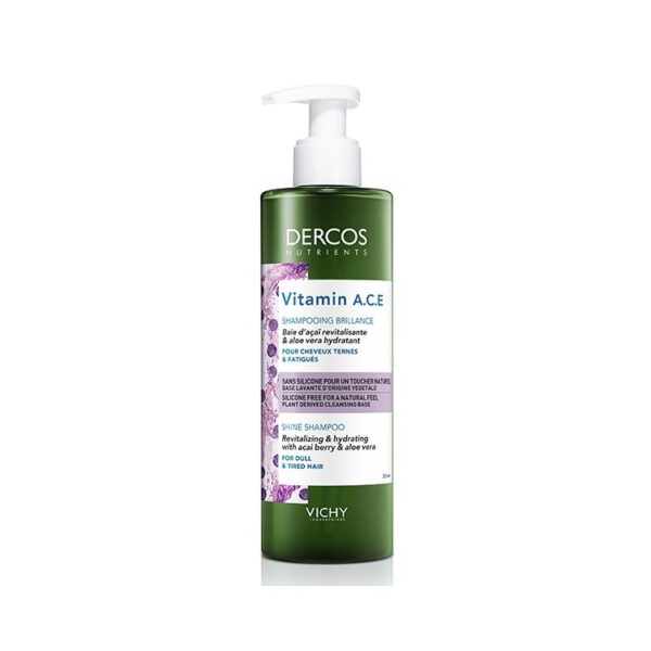 Vichy Dercos Nutrients Shampooing Vitamin A.C.E 250Ml