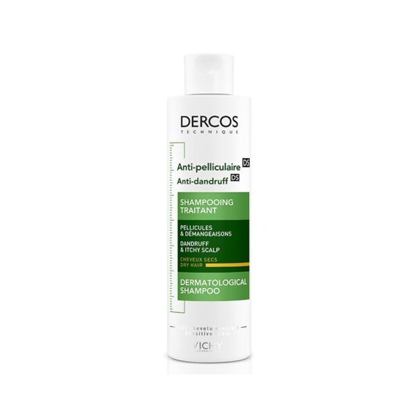 Vichy Dercos Shampooing Antipelliculaire Cheveux Secs 200Ml
