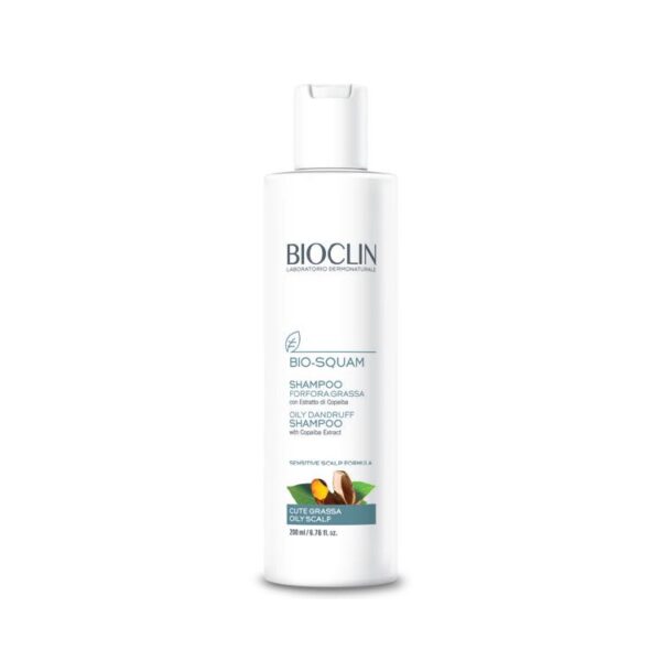 Bio Squam Shampoing Pellicules Grasses 200Ml