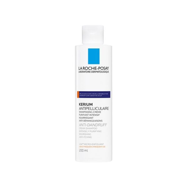 La Roche-Posay Kerium Antipelliculaire Shampooing Cheuveux Secs (200 Ml)