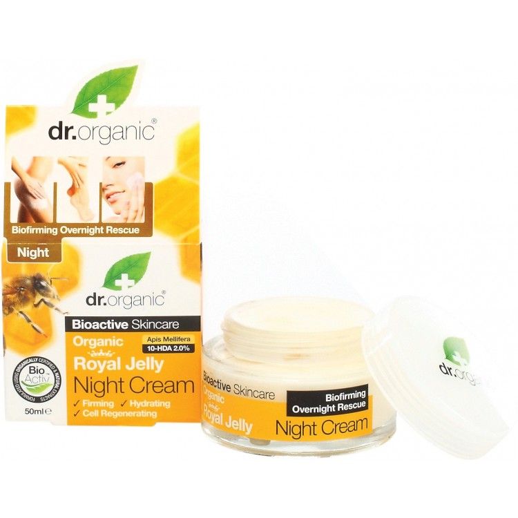 Dr. Organic Crème De Nuit À La Gelée Royale 50 Ml