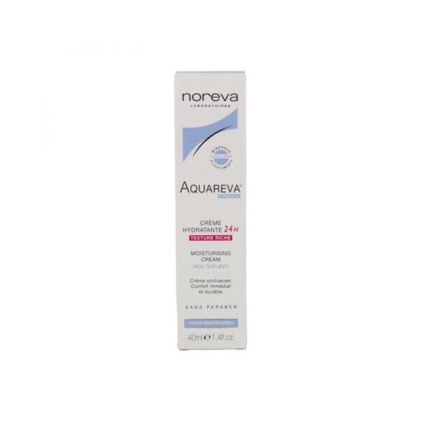 Noreva Aquareva Crème Hydratante 24H Texture Riche 40Ml