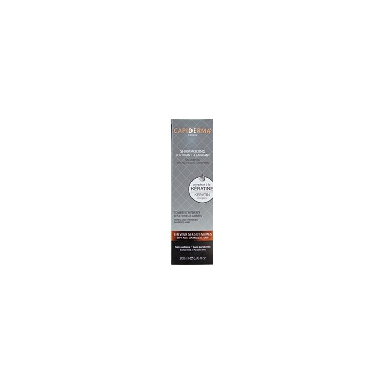 Capiderma Shampooing À La Keratine Fortifiant - Clarifiant 200 Ml