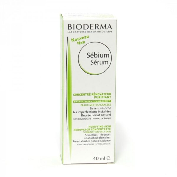 Bioderma Sebium Sérum Concentré Rénovateur Purifiant 40 Ml