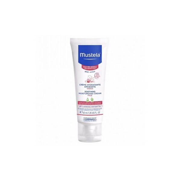 Mustela Crème Hydratante Apaisante Peau Très Sensible 40Ml