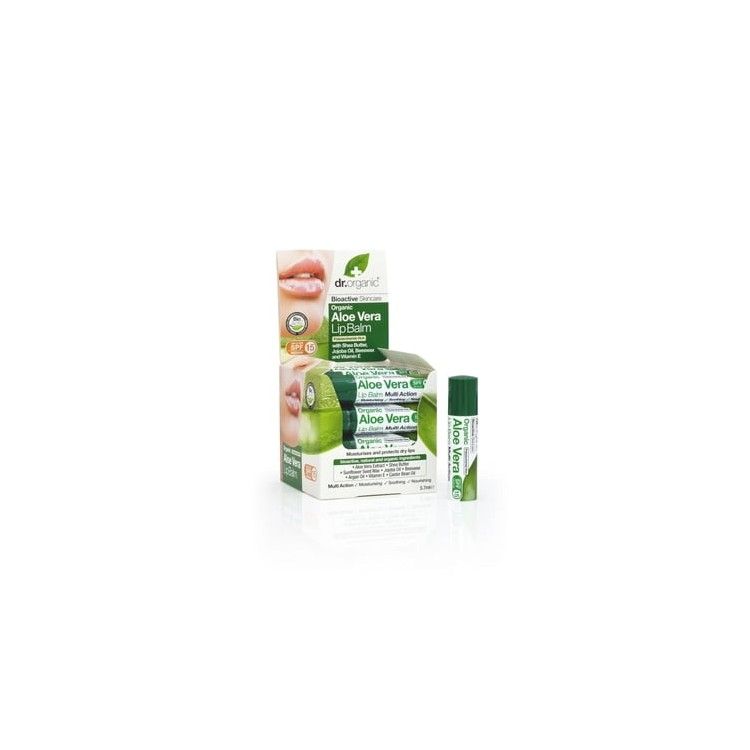 Dr. Organic Baume Lèvres À L'Aloe Vera 5.7 Ml