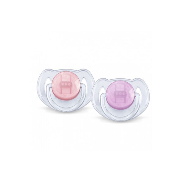 Avent Sucettes Sans Bpa Translucides 6-18 Mois