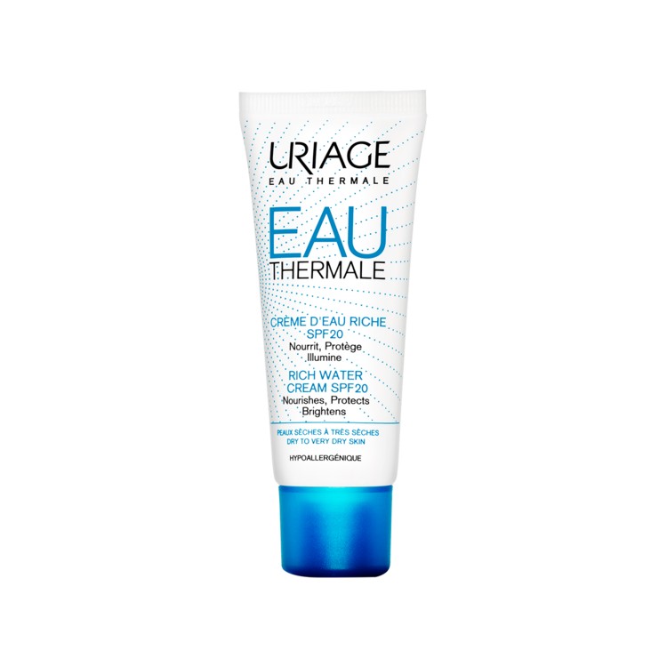 Uriage Eau Thermale Crème D’Eau Riche Spf20 Crème Hydratante Et Protectrice 40 Ml