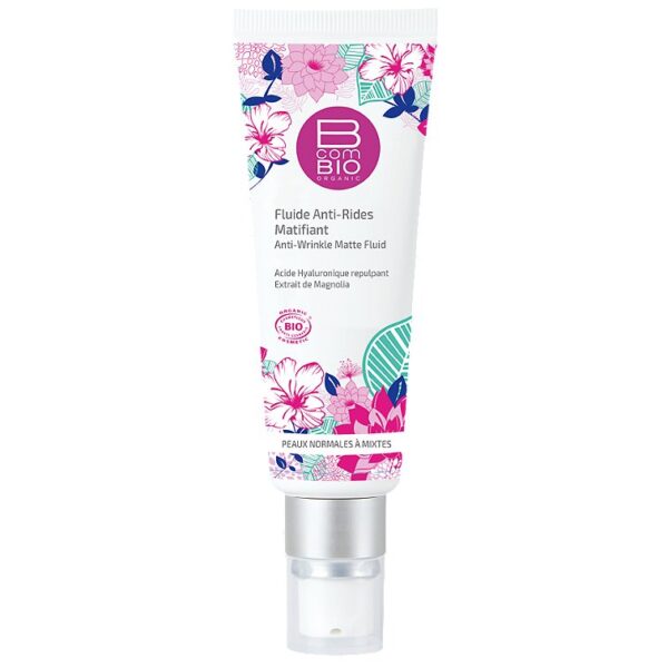 Fluide anti-rides matifiant peaux mixtes bio 50 ml