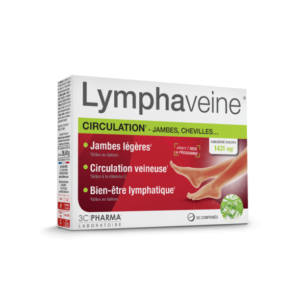 LES 3 CHÊNES LYMPHAVEINE 60 COMPRIMÉS