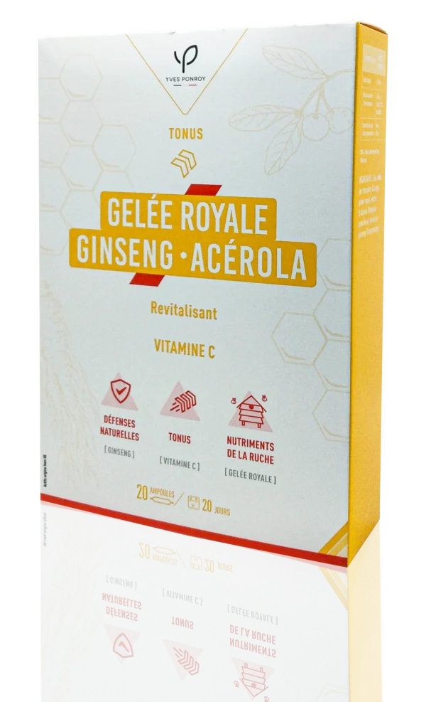 API CONSEILS GELEE ROYAL GINSENG-ACEROLA 20 AMPOULES – Image 2