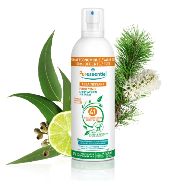 Puressentiel Assainissant Spray Aérien Aux 41 Huiles Essentielles 500 Ml