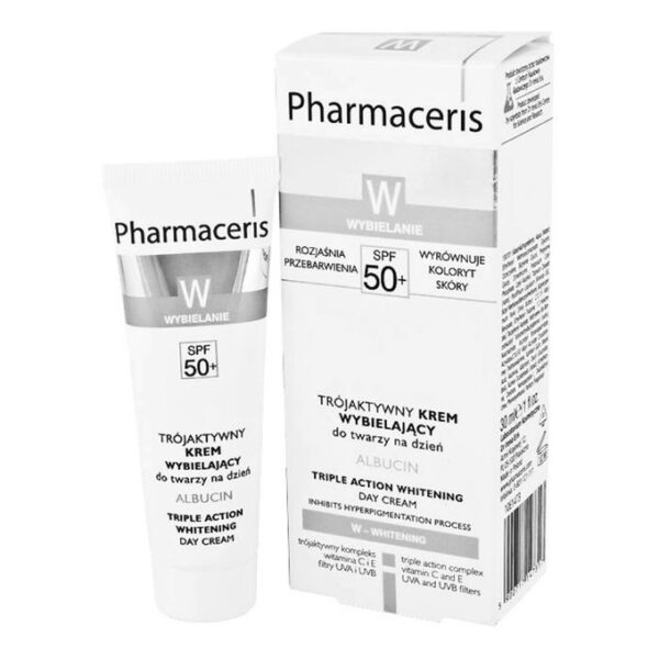 W TRIPLE ACTION CRÈME DE JOUR ÉCLAIRCISSANT SPF50+, 30 ML