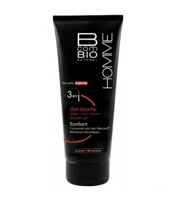 BcomBIO ORGANIC HOMME GEL DOUCHE TONIFIANT 200 ML VISAGE-CORPS-CHEVEUX