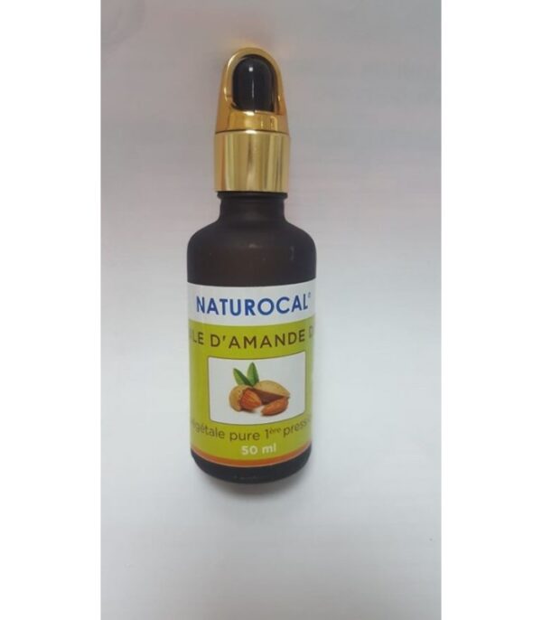 NATUROCAL HUILE VÉGÉTALE AMANDE DOUCE PURE - FLACON 50 ML
