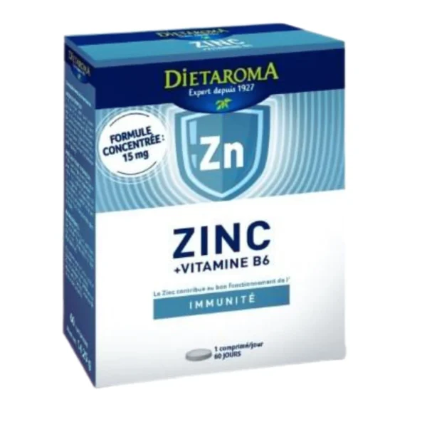 DIETAROMA ZINC & VITAMINES B VITALITÉ 60 GÉLULES