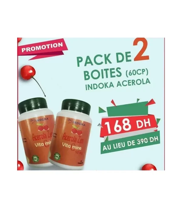 PACK DE 2 BOITES 60CP "ACEROLA "