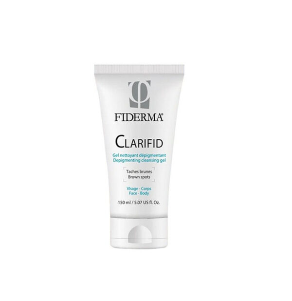 fiderma clarifid gel nettoyant dépigmentant 150ml
